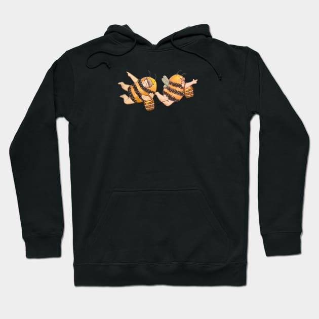 Honey Bee Harvest Hoodie by Katfish Draws